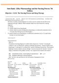 Test Bank for Pharmacology and the Nursing Process 7th Edition &vert; Lilley&comma; Collins&comma; Snyder&NewLine;&NewLine;