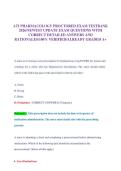 ATI PHARMACOLOGY PROCTORED EXAM TESTBANK 2026&sol;NEWEST UPDATE EXAM QUESTIONS WITH CORRECT DETAILED ANSWERS AND RATIONALES&sol;100&percnt; VERIFIED&sol;ALREADY GRADED A&plus;