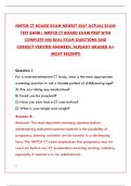 NMTCB CT BOARD EXAM NEWEST 2027 ACTUAL EXAM TEST BANK &vert; 200&plus; REAL QUESTIONS & ANSWERS