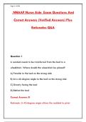 NNAAP NURSE AIDE EXAM QUESTIONS AND CORRECT ANSWERS PDF &vert; FREE CNA PRACTICE TEST 2026