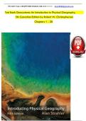 Test Bank Geosystems&colon; An Introduction to Physical Geography&comma; 5th Canadian Edition by Robert W&period; Christopherson Chapters 1 - 20