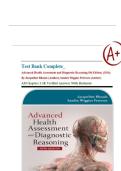 TEST BANK FOR Advanced Health Assessment and Diagnostic Reasoning 5th Edition by Jacqueline Rhoads &comma; Sandra Wiggins Petersen&period;ISBN&colon;978-1284295306 COMPLETE GUIDE ALL CHAPTERS COVERED 100&percnt; VERIFIED A&plus; GRADE ASSURED&excl;&excl;&excl;&excl;&excl; NEW LATEST UPDATE&excl;&excl;&excl;&excl;&excl;