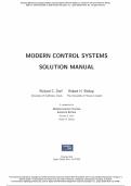 Solution Manual for Modern Control Systems 11th Edition by Richard C&period; Dorf&comma; Robert H&period; Bishop&comma; Chapter 1-13 &vert; All Chapters