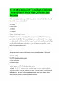 BTEC &lpar;Business and Technology Education Council&rpar; Sport Exam with Questions and Answers