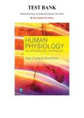 Test Bank for Human Physiology&colon; An Integrated Approach 8th Edition &lpar;Silverthorn&comma; 2018&rpar;&comma; Chapter 1-26 &vert; All Chapters