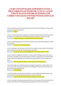 ATI RN CONCEPT-BASED ASSESSMENT