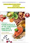 COMPLETE TEST BANK&colon; Williams' Essentials of Nutrition and Diet Therapy 13th Edition by Joyce Ann Gilbert PhD RDN &lpar;Author&rpar; latest Update&period;