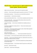 MCLETC Exam 1 with all Correct & 100&percnt; Verified Answers &vert;Latest Update &vert;Already Graded A&plus;&NewLine;