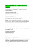 Rhode Island Exam with Questions and Answers