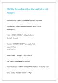 Phi Beta Sigma Exam Questions With Correct Answers&period;