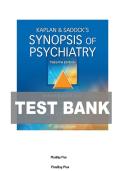 TEST BANK FOR Kaplan & Sadock&rsquo;s Synopsis of Psychiatry&comma; Twelfth&comma; North American Edition by Robert Boland&comma; Marcia Verduin&comma; Dr&period; Pedro Ruiz ISBN&colon; 978-1975145569 COMPLETE GUIDE 100&percnt; VERIFIED ALL CHAPTERS COVERED A&plus; GRADE ASSURED&excl;&excl;&excl;&excl;&excl;NEW LATEST UPDATE&excl;&excl;&excl;&excl;&excl;&excl;