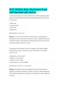 WGU D320 by Brian MacFarlane Exam with Questions and Answers
