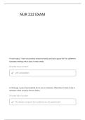 NUR 222 PT EXAM 1 QUESTIONS WITH COMPLETE SOLUTIONS