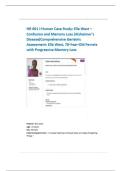 NR 601 I-HUMAN CASE STUDY&colon; ELLA WEST &ndash; CONFUSION AND MEMORY LOSS &lpar;ALZHEIMER&rsquo;S DISEASE&rpar; &vert; COMPLETE GUIDE