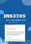 INS3705 May June Exam 2026 - Due 28 May 2026