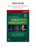 Test Bank for Workbook for Textbook of Diagnostic Sonography&comma; 9th Edition &lpar;Volume 1&rpar; by  Sandra L&period; Hagen-Ansert&comma; Chapter 1-30 &vert; All Chapters