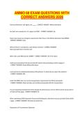 AMMO 68 EXAM QUESTIONS WITH CORRECT ANSWERS 2026