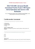 &NewLine;2026 NUR 6001 Advanced Health Assessment Practice Exam 2 100 Expert Solved Questions and Answers with Rationales&period;pdf&NewLine;