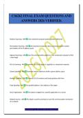 CS6262 FINAL EXAM QUESTIONS AND&NewLine;ANSWERS 2026 VERIFIED&period;