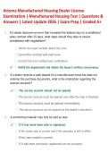 Arizona Manufactured Housing Dealer License Exam Prep 2026 &vert; Practice Questions & Verified Answers