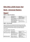 2026&sol;2027 Ohio LICDC Exam Test Bank&colon; S-Tier Master Guide &vert; ASAM 4th Ed&comma; OAC 4758 & 42 CFR Part 2 &lpar;40&plus; Elite Q&A&rpar;