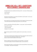 AMMO CDC VOL&period;1 SET 1 QUESTIONS WITH CORRECT ANSWERS 2026