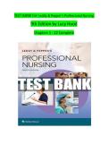 TEST BANK For Leddy & Pepper&rsquo;s Professional Nursing 9th Edition by Lucy Hood&NewLine;Chapters 1 - 22 Complete&NewLine;