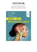 Test Bank for Berne & Levy Physiology 8th Edition &lpar;Koeppen&comma; 2023&rpar;&comma; Chapter 1-44 &vert; All Chapters 