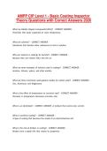 AMPP CIP Level 1 - Basic Coating Inspector Theory Questions with Correct Answers 2026