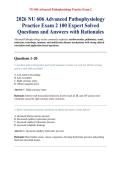 2026 NU 606 Advanced Pathophysiology Practice Exam 2 100 Expert Solved Questions and Answers with Rationales&period;pdf