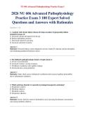 &NewLine;2026 NU 606 Advanced Pathophysiology Practice Exam 3 100 Expert Solved Questions and Answers with Rationales&period;pdf&NewLine;