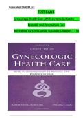 TEST BANK&NewLine;Gynecologic Health Care&colon; With an Introduction to&NewLine;Prenatal and Postpartum Care&NewLine;4th Edition by Kerri Durnell Schuiling&semi; Chapters 1 - 35