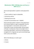 Biochemistry WGU c785 Questions and Answers 100&percnt; Correct&period;