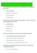 Mobile Crane Operator Exam Prep Questions 2026 &vert; Practice Questions & Verified Answers