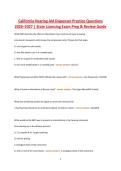 California Hearing Aid Dispenser Practice Questions 2026 &ndash; Exam Prep & Study Guide