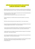 APEA 3P 2&period;0 EXAM QUESTIONS AND ANSWERS ALREADY GRADED A&plus; 2026-2027