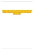 COMSAE PHASE 2 FORM 110 PRACTICE EXAM QUESTIONS AND CORRECT ANSWERS &lpar;VERIFIED ANSWERS&rpar; PLUS RATIONALES 2026-2027 Q&A 