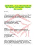 COMSAE Phase 1 Form 113 Practice Exam High-Yield Questions and Answers with Rationales 2026 Graded A&plus;