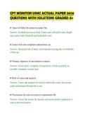 CFT MONITOR USMC ACTUAL PAPER 2026 &NewLine;QUESTIONS WITH SOLUTIONS GRADED A&plus;