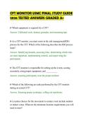 CFT MONITOR USMC FINAL STUDY GUIDE &NewLine;2026 TESTED ANSWERS GRADED A&plus;