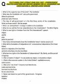 FCLE FLORIDA CIVIC LITERACY EXAM 2024&ndash;2025 &ndash; COMPREHENSIVE PRACTICE QUESTIONS AND VERIFIED ANSWERS FOR U&period;S&period; GOVERNMENT AND CIVICS SUCCESS A&plus; VERIFIED LATEST VERSION