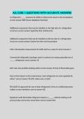 A2L CORE 1 QUESTIONS WITH ACCURATE ANSWERS