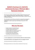 NUR2115 Final Exam V2 &vert; NUR 2115 &NewLine;Fundamentals of Professional Nursing Exam &NewLine;Q&A &vert; Rasmussen University 