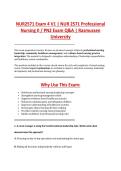 NUR2115 Exam 4 V1 &vert; NUR 2115 &NewLine;Fundamentals of Professional Nursing Exam &NewLine;Q&A &vert; Rasmussen University