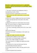 HESI RN COMPASS EXIT EXAM V1 20252026 &NewLine;LATEST UPDATE QUESTION &ANSWERS &lpar;100&percnt;  &NewLine;VERIFIED&rpar; 