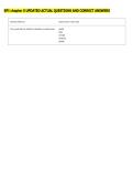 SPI chapter 5 UPDATED ACTUAL QUESTIONS AND CORRECT ANSWERS 