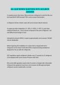 A2L QUIZ REVIEW QUESTIONS WITH ACCURATE ANSWERS