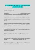 ESCO LOW GWP CORE PRACTICE 1 QUESTIONS WITH ACCURATE ANSWERS