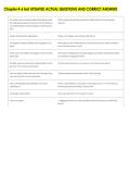 Chapter 4-6 test UPDATED ACTUAL QUESTIONS AND CORRECT ANSWERS 