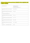 SPI Review Edelman Ultrasound Physics UPDATED ACTUAL QUESTIONS AND &NewLine;CORRECT ANSWERS 